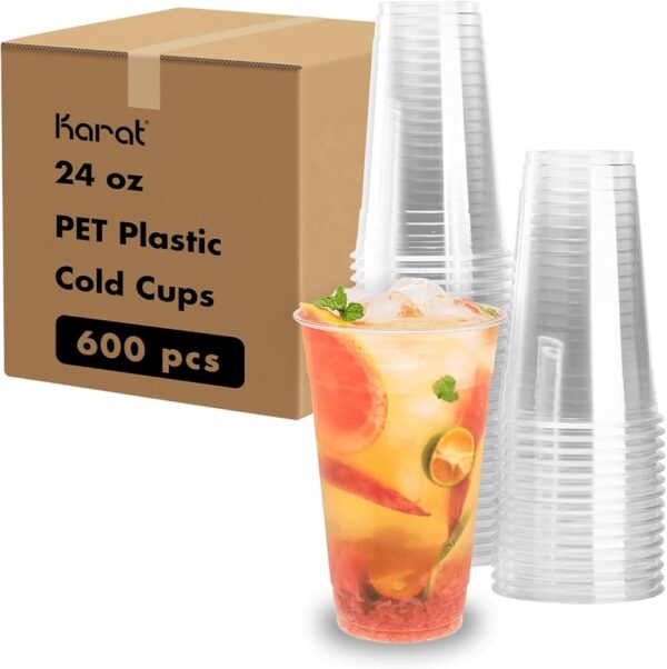 CUP CLEAR KARAT 24-OZ. (12X50)PCS 1/600 BOX