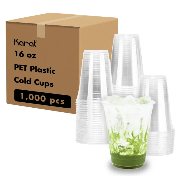 CUP CLEAR DELI KARAT 16-OZ. (10X50)PCS 1/500 BOX