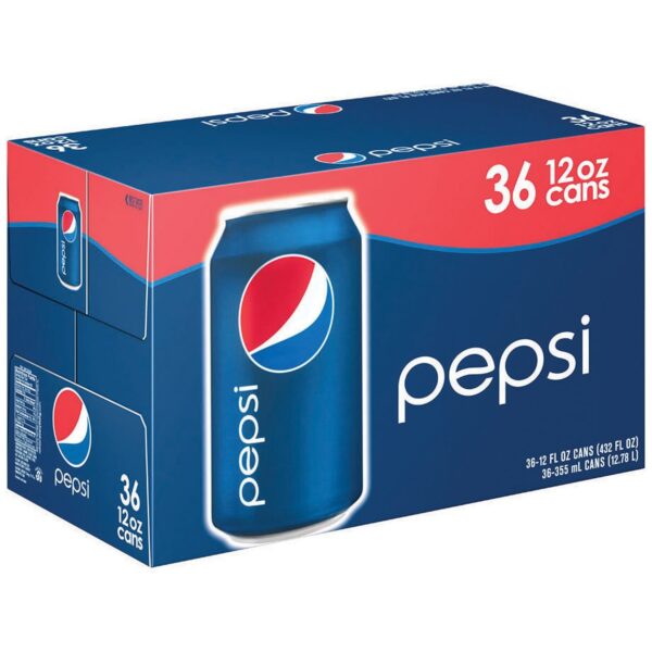 Pepsi Cans 12-oz. 1/36 Box