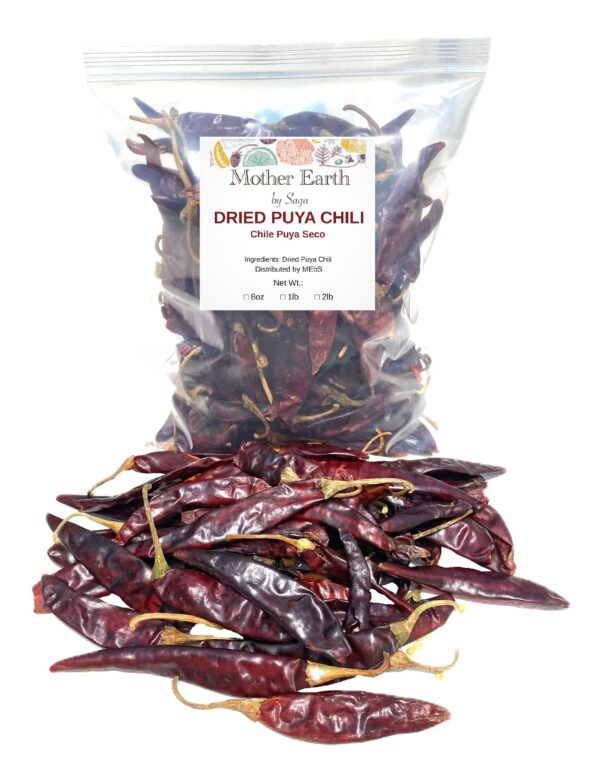 PUYA CHILE WHOLE MEX, 1/25 LBS BOX